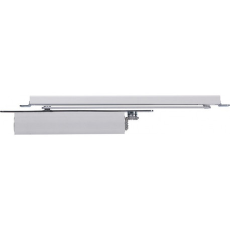 Ensemble de ferme-porte sur rail de guidage DC 860/ G 892 argenté EN 1-5 Assemblage de châssis
