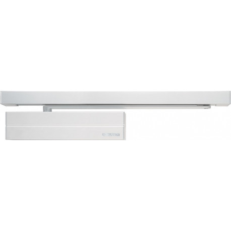 Ensemble de ferme-porte sur rail de guidage DC 700/ G-E blanc 9016 EN 3-6 exécution standard