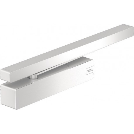 Ensemble ferme-porte TS 98 XEA EMF argenté P600 EN 1-6 Charnière de montage normal et côté opposé de la charnière.BG