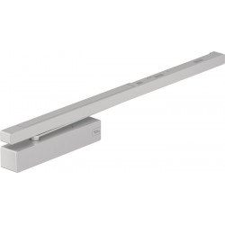 Ensemble ferme-porte TS 92 XEA EMR blanc P100 EN 1-4 Installation normale côté charnières
