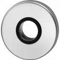 Rosace de poignée 051/1 Inox F00 Épaisseur de plaque 8 mm trou de poignée rond EDI