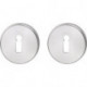 Rosace porte en acier inoxydable 055 VA F00 épaisseur.8mm BB rd.EDI