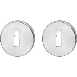 Rosace porte en acier inoxydable 055 VA F00 épaisseur.8mm BB rd.EDI