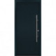 Porte d'entrée en métal PRO anthracite RAL7016 B1100mm H2100mm gauche RC2 n.DIN EN1627 