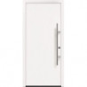 Porte d'entrée en métal PRO blanc RAL9016 B1100mm H2100mm DIN gauche RC2 n.DIN EN1627 