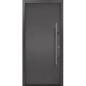 Porte d'entrée en métal PRO anthracite CH703 B1100mm H2100mm DIN droite RC2 n.DIN EN1627 