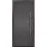Porte d'entrée en métal PRO anthracite CH703 B1100mm H2100mm DIN droite RC2 n.DIN EN1627 