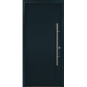Porte d'entrée en métal PRO anthracite RAL7016 B1100mm H2100mm droite RC2 n.DIN EN1627 