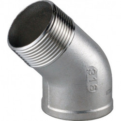 Raccord coudé EN 10226-1 NPS 1/2 pouce Filetage intérieur/extérieur SPRINGER (Par 10)