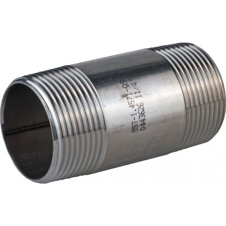 Mamelon double tuyau EN 10226-1 NPS 4 pouce 120mm SPRINGER