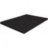 Tapis de protection de bâtiment l. 1,25 m L. 10 m épaisseur 8 mm noir caoutchouc granulé sans insert tissé