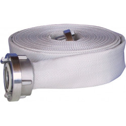 Tuyau pompier Synthetic SL D. intérieur 25 mm longueur 20 m blanc rouleau PARSCH