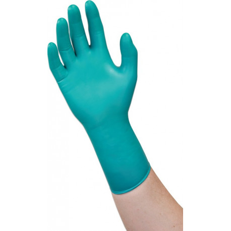 Gants usage unique.Microflex 93-260 Taille.9.5-10 vert/bleu Neopren/Nitril 50 St./Box