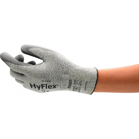 Gant de protection anti-coupures HyFlex® 11-730 Taille 10 gris EN 388 PSA II 12 PA (Par 12)
