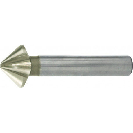 Foret aléseur EUC DIN 335C 90 Degrés D.20.5mm HSS spécial Tige cylindrique Z.3 BECK