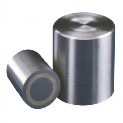 Aimant cylindrique D8xH12mm lisse adhérence 4N
