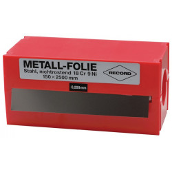 Feuille métallique épaisseur.0.500mm inox 1.4301 L.2500mm B.150mm