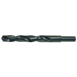 Foret hélicoïdal DIN 338 Typ N D.15mm HSS laminé tige dégagée D. de la tige.10mm court