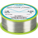 Fil d apport de soudure ISO-Core® Clear 2mm 100g Sn100Ni+ FELDER