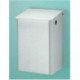 Poubelle. 15 l Aluminium blanc