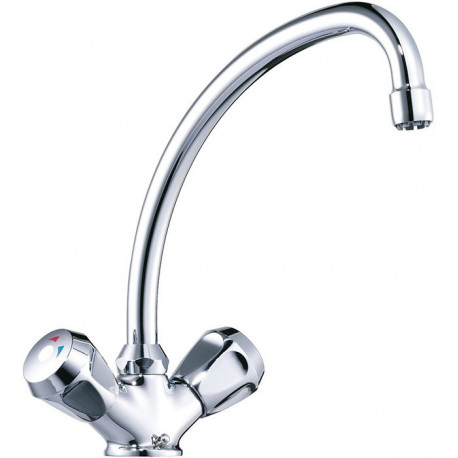 Armature de contrôle de température basse pression saillie 200 mm pour cuisine chrome IDEAL STANDARD