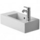 Lave-mains Duravit VERO avec trop-plein HLB 500x250mm 1 trou robinetterie li we