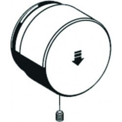 Bouton d'actionnement Schell LINUS DP-SC-T à fermeture automatique chromé