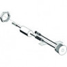 Bouton piezo Schell 12V. pour douche chromée