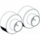 Ensemble de rosaces Schell VITUS chrome