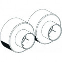 Ensemble de rosaces Schell VITUS chrome