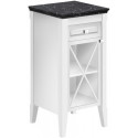 Armoire latérale V&B HOMMage 440x850x425mm Arrêt à droite star white