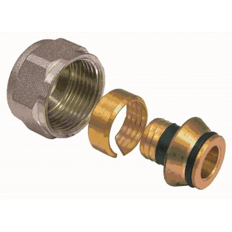Raccord à vis Multitubo pour Eurocone 16mmx3 / 4Z (Par 2)