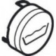 Bouton poussoir HG Symbol tête de douche Rain klein