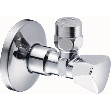 Robinet vanne coudé delphis 1/2Z chromée SCHELL (Par 100)