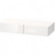 Etagère à tiroirs Duravit DURASTYLE 440x1000x150mm blanc brillant/bas ma