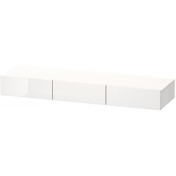 Etagère à tiroirs Duravit DURASTYLE 440x1500x150mm blanc brillant/bas ma