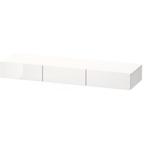 Etagère à tiroirs Duravit DURASTYLE 440x1500x150mm blanc brillant/bas ma