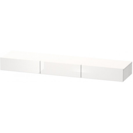 Etagère à tiroirs Duravit DURASTYLE 440x1800x150mm blanc brillant/bas ma