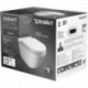 Ensemble de toilette mural STARCK 3 RIMLESS we