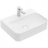 Lavabo V&B FINION avec trop-plein couvert ViFlow 600x470mm we C+