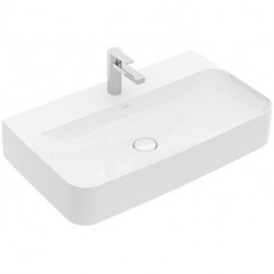 Lavabo V&B FINION avec trop-plein couvert ViFlow 800x470mm we C+