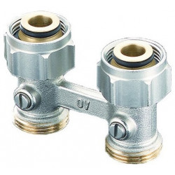 Raccord à vis d'arrêt OV ZB Multiflex F 3 / 4Z ÜMx3 / 4Z Ext MS nickelé