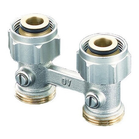 Raccord à vis d'arrêt OV ZB Multiflex F 3 / 4Z ÜMx3 / 4Z Ext MS nickelé
