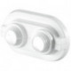 ROSACE PLASTIQUE ENTRAXE 35mm TUBE 16mm