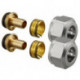 JEU RACCORDS A SERRAGEOFIX KM 24 x 1,5 NICKELE, 14 x 2mm (par 2)