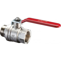 RobinetA TOURNANT SPHERIQUE, LEVIER EN ALUMINIUM, DN20