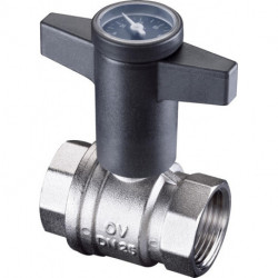 ROBINET OPTIBAL FF DN20avec THERMOMETRE