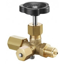 RobinetPOUR MANOMETRE LAITON/INOX1/2 avec TETINE DE CONTROL