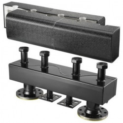 BLOC DE REPARTITION ISOLE, DN40/50, 2 CIRCUITS