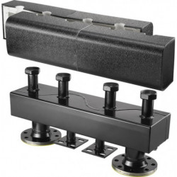 BLOC DE REPARTITION ISOLE, DN40/50, 3 CIRCUITS